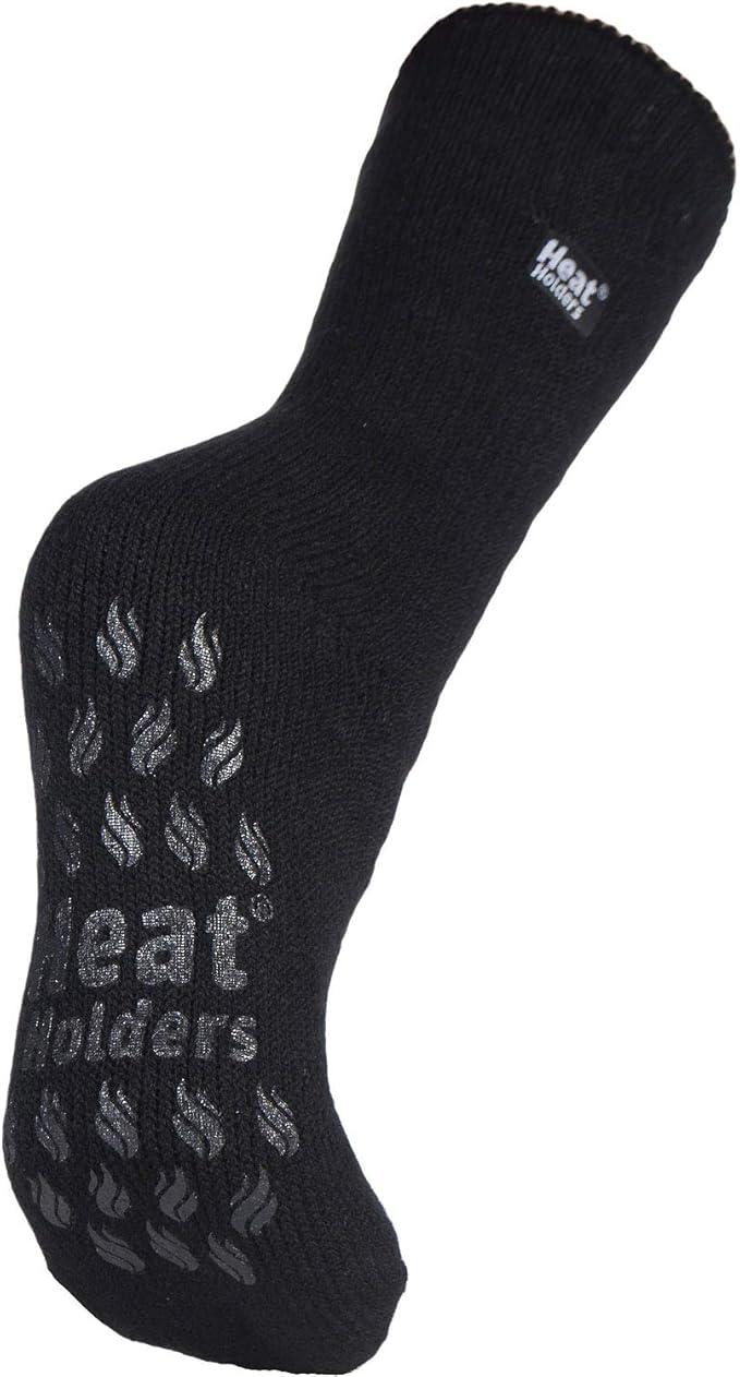 Mens Deep Blue Thermal Heat Holder Slipper Socks 2.3 Tog, 611 uk