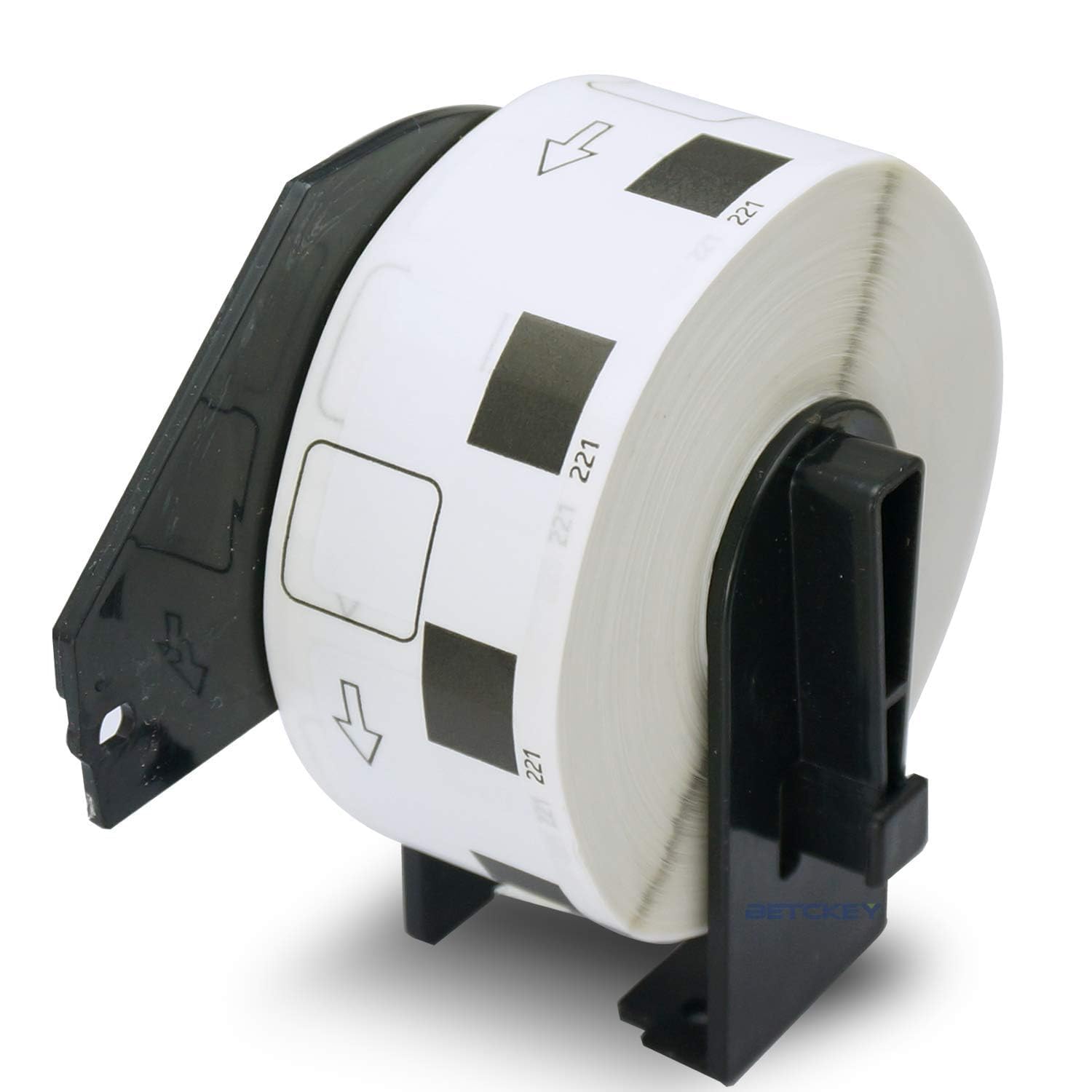 BETCKEY - 1 Roll DK-11221 Labels, 23mm x 23mm, 1000 Square Labels Compatible with Brother QL Label Printers โ image 1