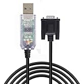 Feanteek APC Serial Cable USB to RS232 DB9 UPS Communication Cable 940-0024 Smart Signalling Serial Cable for APC UPS SUA-1000ICH SUA-1500ICH APC SUA2200RM and SURT Models(APC Part# 940-0024(1.8M))