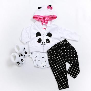 FidgetGear Simulate Cartoon Printing Cotton Clothing for 58~60CM Doll Toy Panda 58~60CM