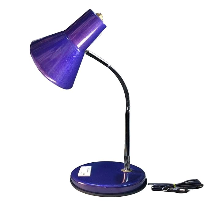 Designer Panda Prakash Flexible Electric Metal Table Lamp (Blue)
