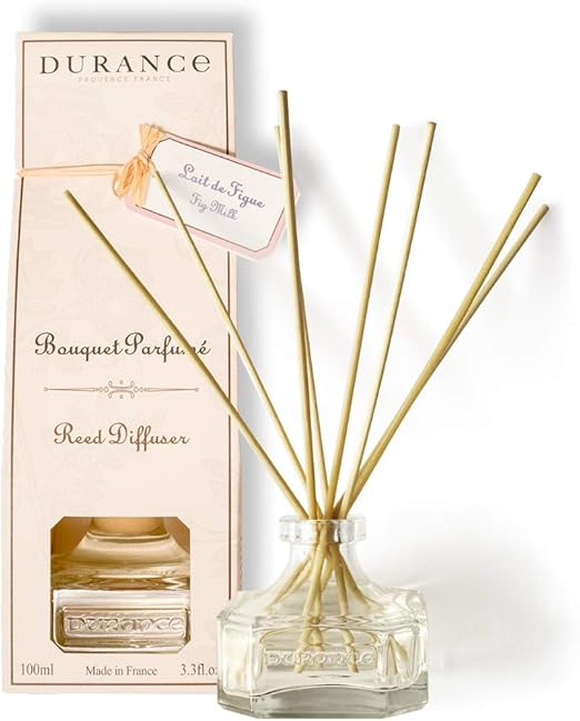 DURANCE Scented Bouquet Fragrance Reed Diffuser (Fig Milk 100ml) for