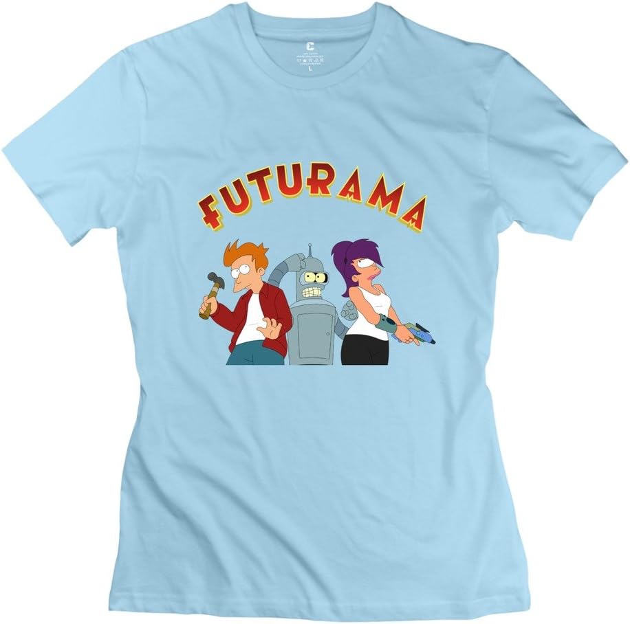 Women's Futurama Logo Design Cool DeepHeather T-Shirt By Mjensen