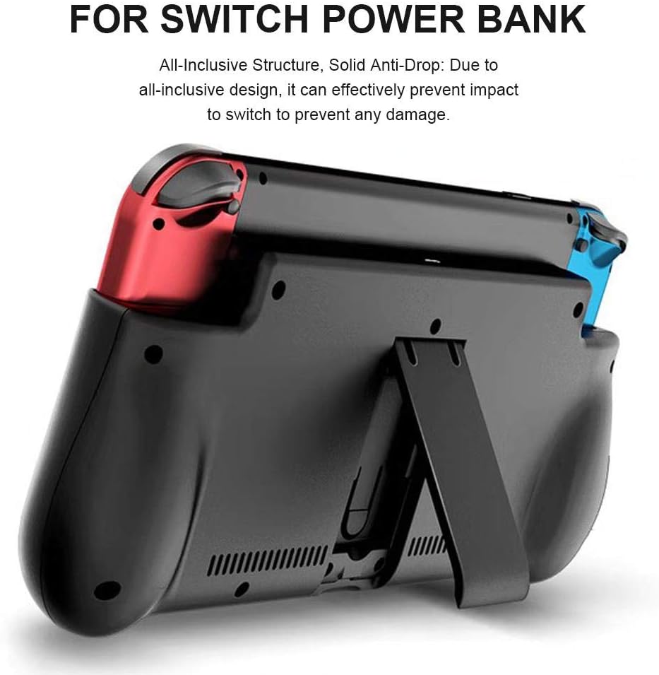 Finelyty Portable Power Charger Bank For Switches, Rechargeable Extended Battery Charger Case, Travel Backup Battery