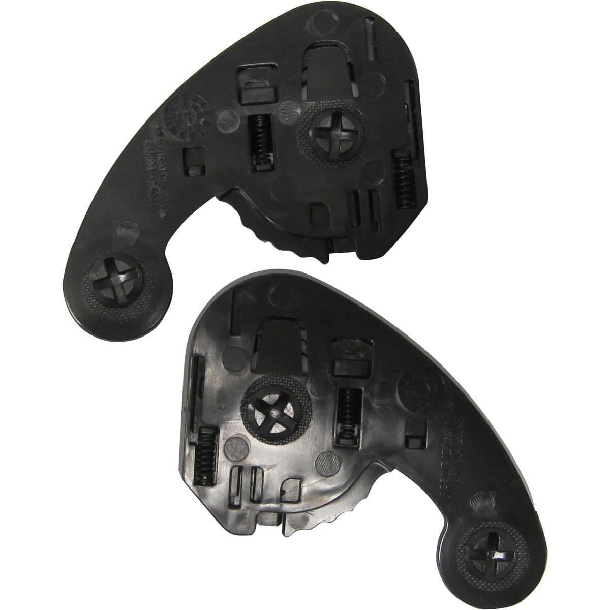 Photo 1 of HJC HJ-20M Gear Plate Set Street Bike Motorcycle Helmet Accessories - Black/One Size