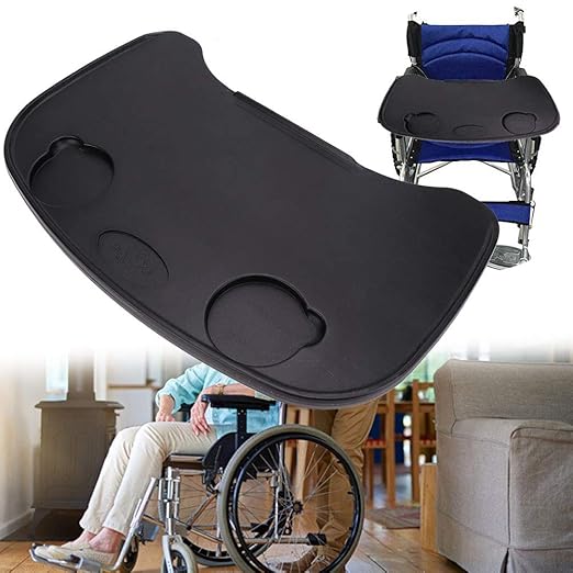 Wheelchair Tray,Wheelchair Lap Universal Trays Desk Fit for Manual Powered or Electric