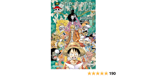 Amazon Com One Piece Edition Originale Vol 81 French Edition Eiichiro Oda Glenat Books