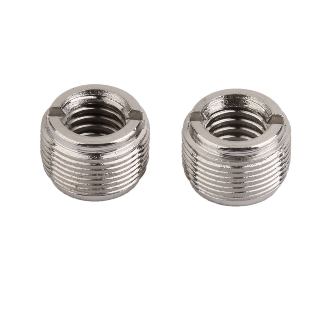 AKORD 2Pcs 3/8" to 5/8" Microphone Clip Stand Thread Adaptors