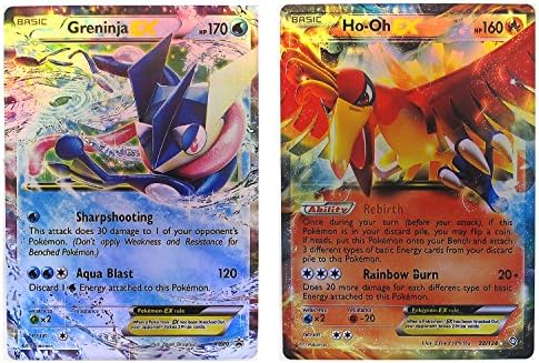 Greninja &amp; Ho-Oh Collection Cards EX Set - XY20 - 22/124 Packed in Box and Sleeves