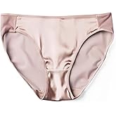 FEELITS 100% Mulberry Silk Underwear, Women's Silk Satin Hipster Panties, Ultra Breathable Bikini Panties for Women