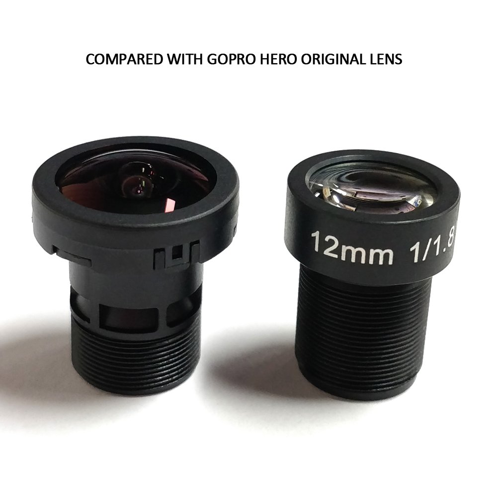期間限定特価 Visual Feast 12 Mm No歪みフラットレンズ1 1 8 F 1 8 34度hfov 10メガピクセルm12 For Gopro Hero 4 3 Gitup 2カメラアクションカメラsjcam Xiaomi Yi Sj4000 4 Kスポーツdvレンズ B07db3wdwx 日本産 Jovemcj Com