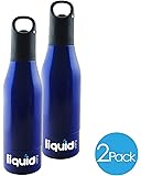 Icy Bev Kooler V 1.0 Stainless Steel Bottle Insulator (Blue, 2)