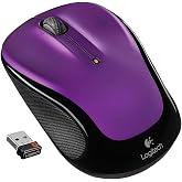 Logitech Wireless Mouse M325 with Designed-for-Web Scrolling - Vivid Violet (910-003120)