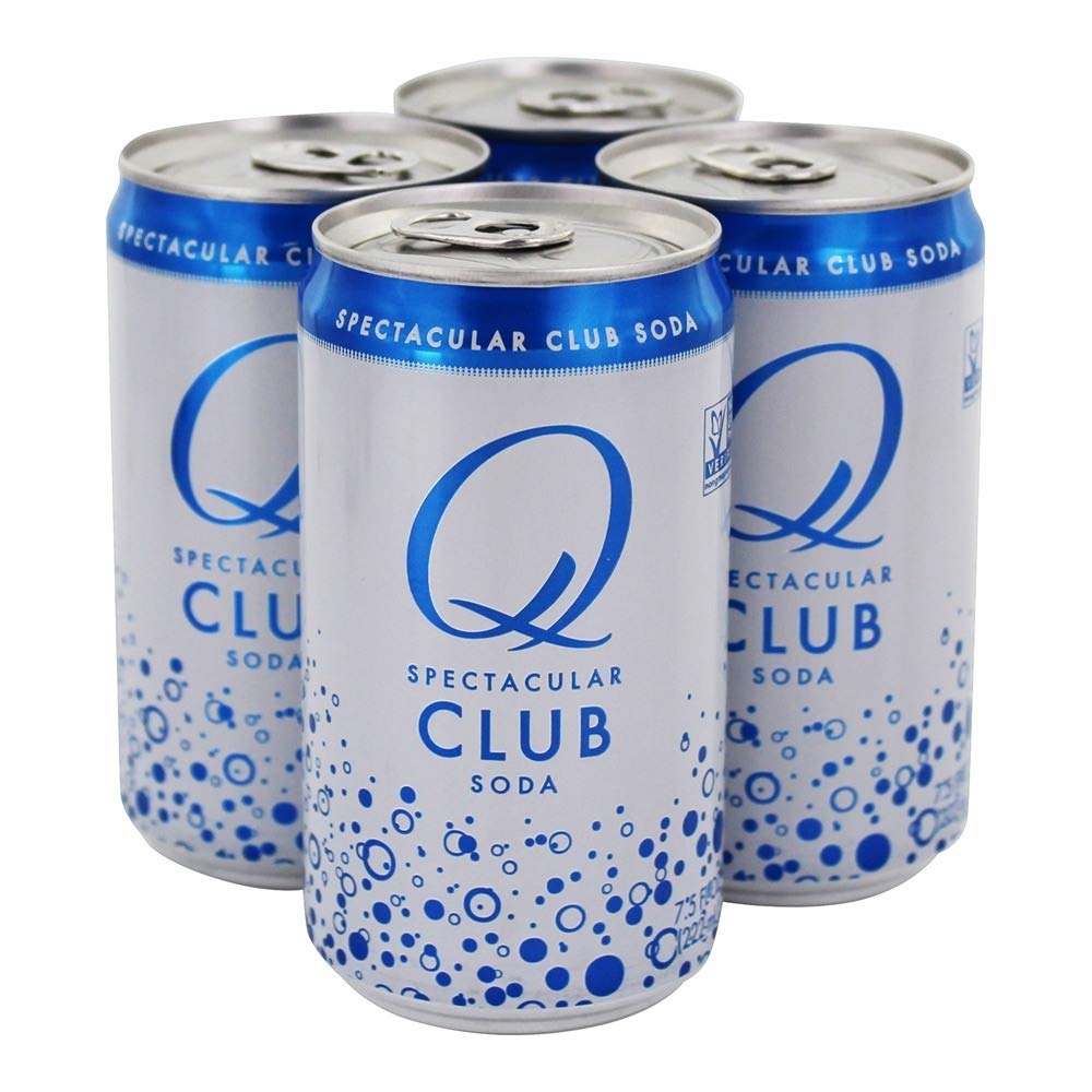 Q Drinks, Soda Club Can, 7.5 Fl Oz, 4 Pack Grocery & Gourmet Food