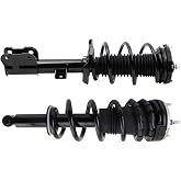TRQ Front Driver and Passenger Side Strut and Spring Assembly Set Loaded | For 19 Hyundai Santa Fe 20 Hyundai Santa Fe