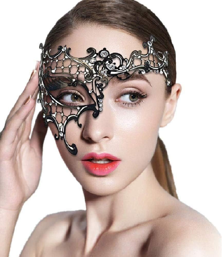 Lady of Luck Womens Masquerade Ball Lace Mask Sexy Venetian Masquerade Carnival Party Ball Face Eye Mask