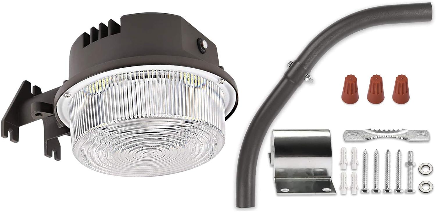 Street Area Barn Light Mount Arm, 50w LED Barn Light with Photocell