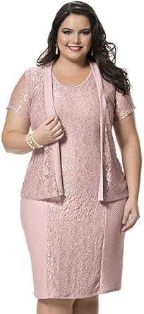 vestido tubinho estampado plus size