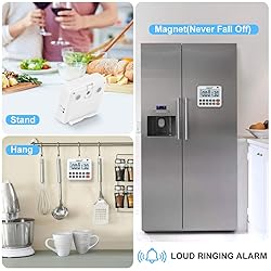 XREXS Digital Kitchen Timer Magnetic Countdown Up