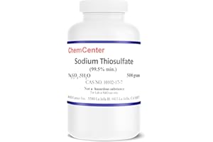 CHEMCENTER Sodium Thiosulfate, Fine Crystals, 99.5% min., 500 Grams (1.1 lb.)