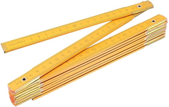 DealMux Regla plegable 200cm Herramienta de medición métrica de 10