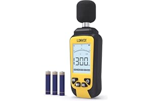 Decibel Meter, LONVOX Sound Level Meter with 30 – 130 dBA Measuring Range, SPL meter with 2.45" Backlit LCD, dB Meter with MAX/MIN Noise Measurement, Noise Meter for Classroom, Noisy Neighbor, Factory