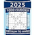 1000+ Sudoku Puzzles for Adults: Medium to Hard Sudoku Puzzles with Detailed Step-by-step Solutions and Hints When You Get Stuck (SENIORTASSE PUZZLE MASTERY)