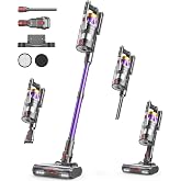 NADALY Cordless Vacuum Cleaner, 55KPa 650W 70-Min Vacuum Cleaners for Home, Anti-Tangle Brush, 1.8L Capacity, Lightweight Stick Vacuum Cleaner Pet Hair Hardwood Floors Carpet