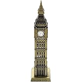 SEWACC Big Model London Building Statue Home Decoration Statue of Liberty Memorial Big Building Model Figurine Architecture Bridge 3D Alloy Clock Tower