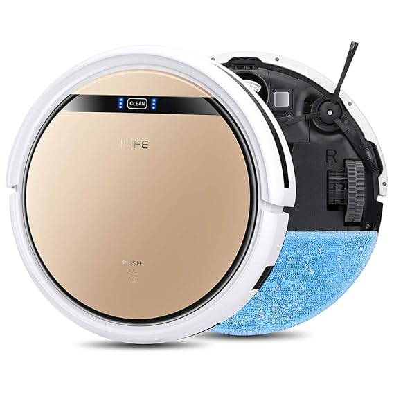 ILIFE V5s Pro, 2-in-1 Robotic Vacuum Cleaner and Water Mopping, Slim, Automatic Self-Charging,