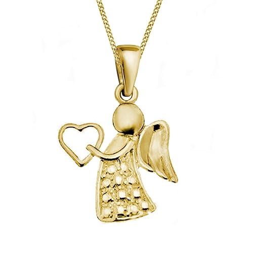 Schutzengel Anhänger + Kette 925 Echt Silber Kinder Damen Mädchen Engel