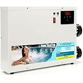 Pool Heater 11KW 220V-240V for Above Ground Pool Hot Tub Water and Swimming Pool Heaters for Above Ground Pools,spa Heater