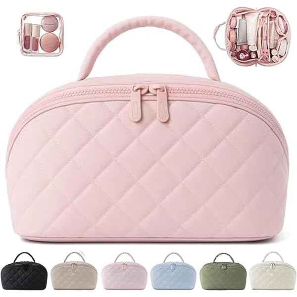 Amazon.com: MINGRI Petition Makeup Bag for Travel, women Large