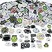 JOYIN 500 Pieces Halloween Foam Craft Stickers Assortment Halloween Scrapbook Stickers Self Adhesive Shapes for Halloween Craft Supplies, Halloween Novelty and Halloween Party Favors
