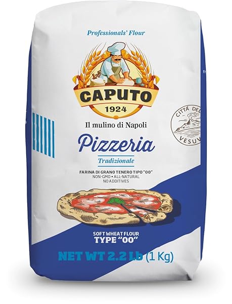 ANTIMO CAPUTO PIZZERIA BLUE 00 ITALIAN FLOUR, ORIGINAL, 2.2 POUND (PACK OF 10)