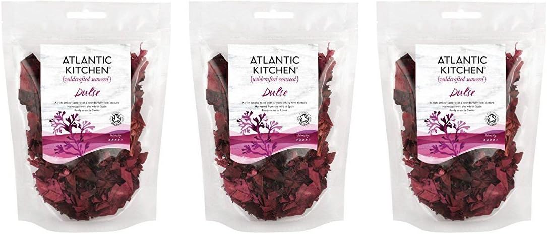 (3 PACK) - Atlantic Organic Wildcrafted Dulse Seaweed| 40 g |3 PACK - SUPER SAVER - SAVE MONEY