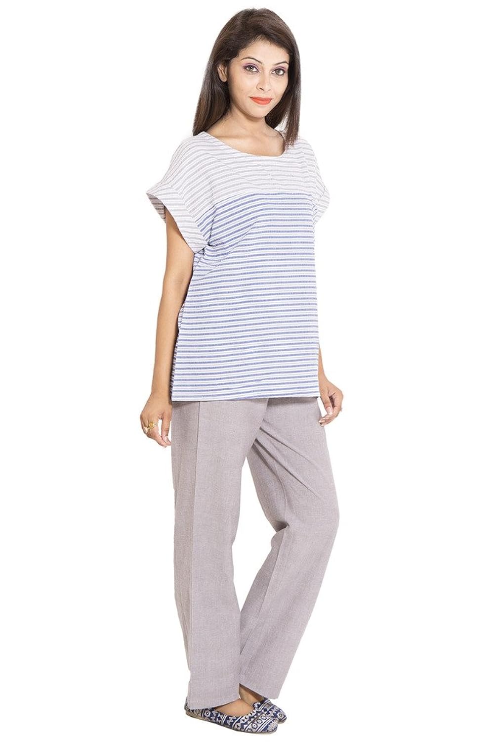 forever9teen patch top with pajama3ss16-1176-ns1)