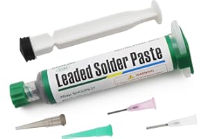 Sookolr Solder Paste, Sn63/Pb37 T4, Melting Point 183°C, Liquid Soldering, Soldering Paste for Electronics, BGA, SMD, IC, PCB, HDMI Repairing (30g/1.06oz)