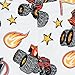 Blaze and the Monster Machines Boys Pajama | 100% Cotton Kids Pajamas | Monster Truck Pjs Size 6 White