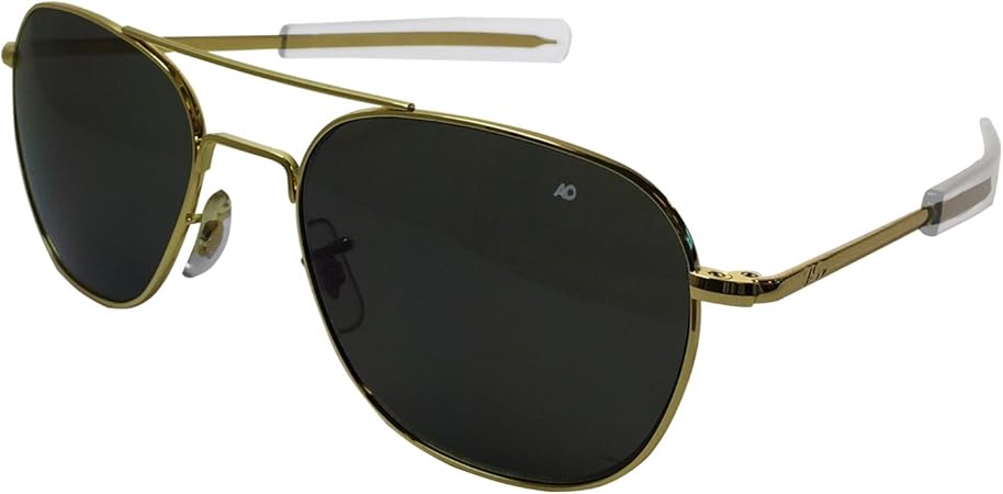 Ao American Optical Original Pilot Sunglasses Gold 55mm Bayonet Temples By Ao Eyewear Amazon Es Ropa