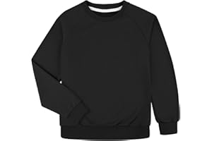 BIG ELEPHANT Boys Long Sleeve Shirt – Cotton Crew Neck T-Shirt for Kids, Toddler to Teen, Perfect for School or Everyday Wear