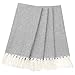 Lifaith 100% Cotton Hand Face Head Guest Gym Towel Set Washcloth Kitchen Tea Towel Dish Cloth Set of 4 Black
