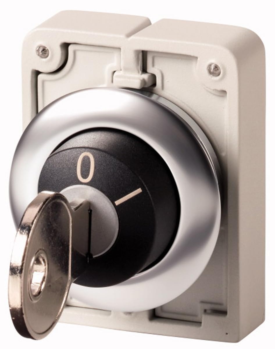 Eaton 187047 Key Buttons, Flat Top, Schließanlagenfähig, 2 Positions, rastend