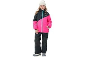 SMONTY Kids Ski Suit Girls Boys Snowsuits Winter Ski Jacket & Bib Pants Set Snowboard Waterproof Windproof Warm Coat