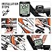 Enkeeo Bike Computer Wireless Speed and Cadence Bicycle Speedometer 2.4GHz Transmission with Large LCD Display, Distance/Time/Calories/Temperature Tracking Multi-Function