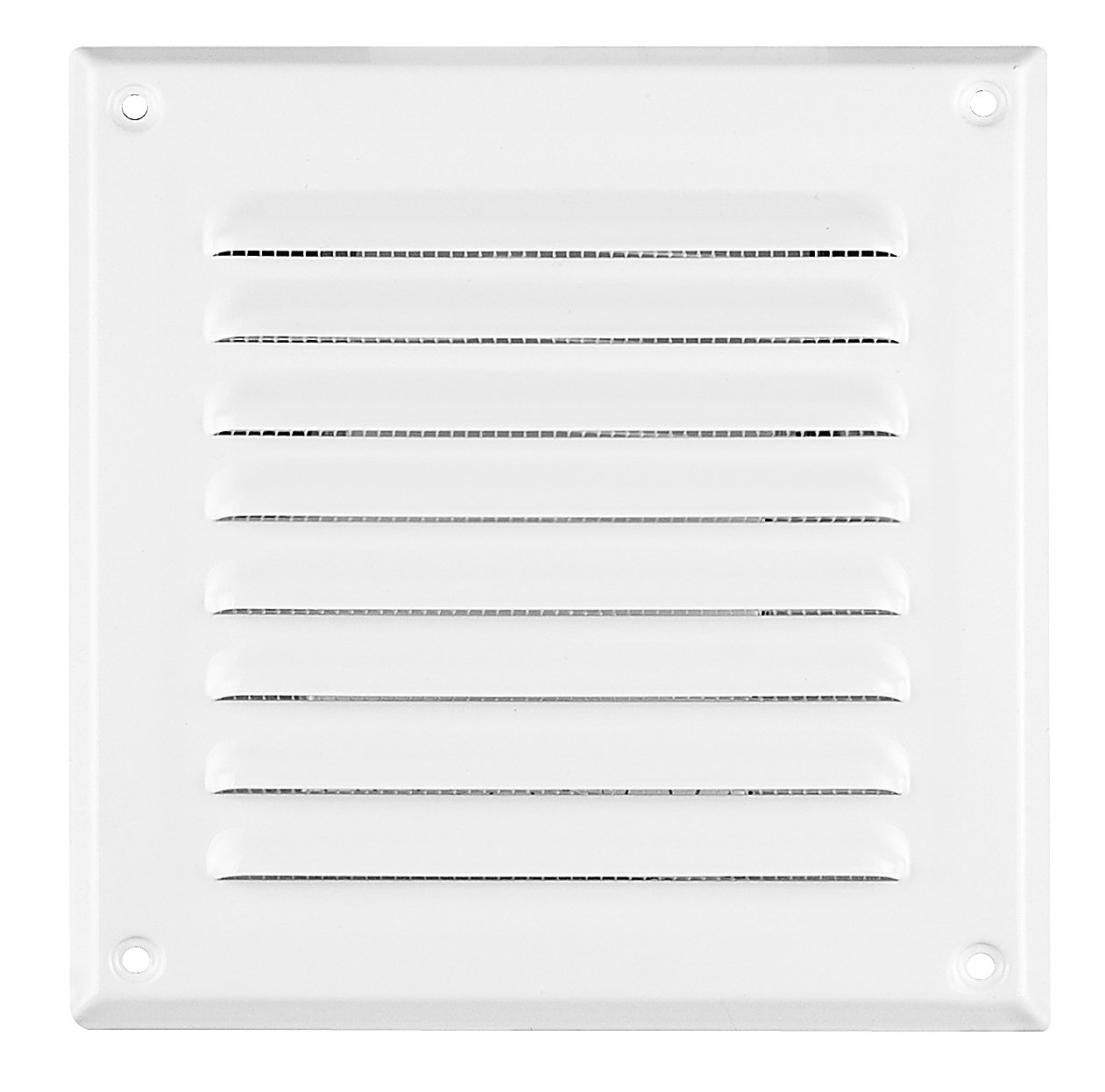 METAL Air Vent Grille Cover 250x250mm (10x10") WHITE Ventilation Cover