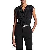 Vince Women's Sleeveless Draped Cowl Neck Top