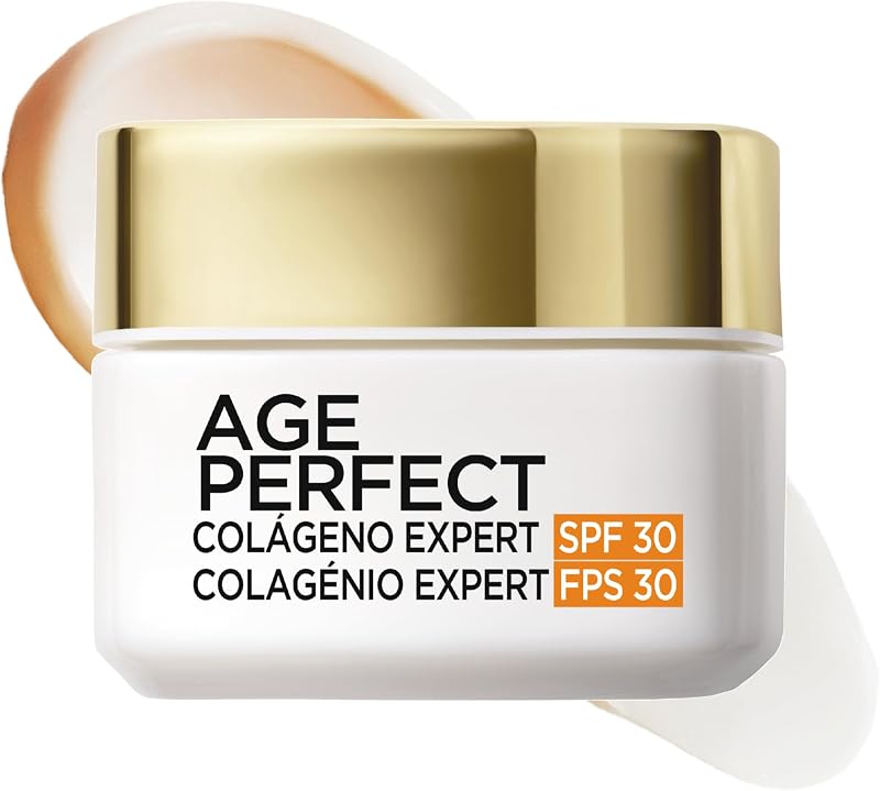 L'Oréal Paris Age Perfect Colágeno Expert Crema FPS30 Antimanchas, 50ml
