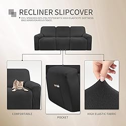 Easy-Going 8 Pieces Microfiber Stretch Sectional