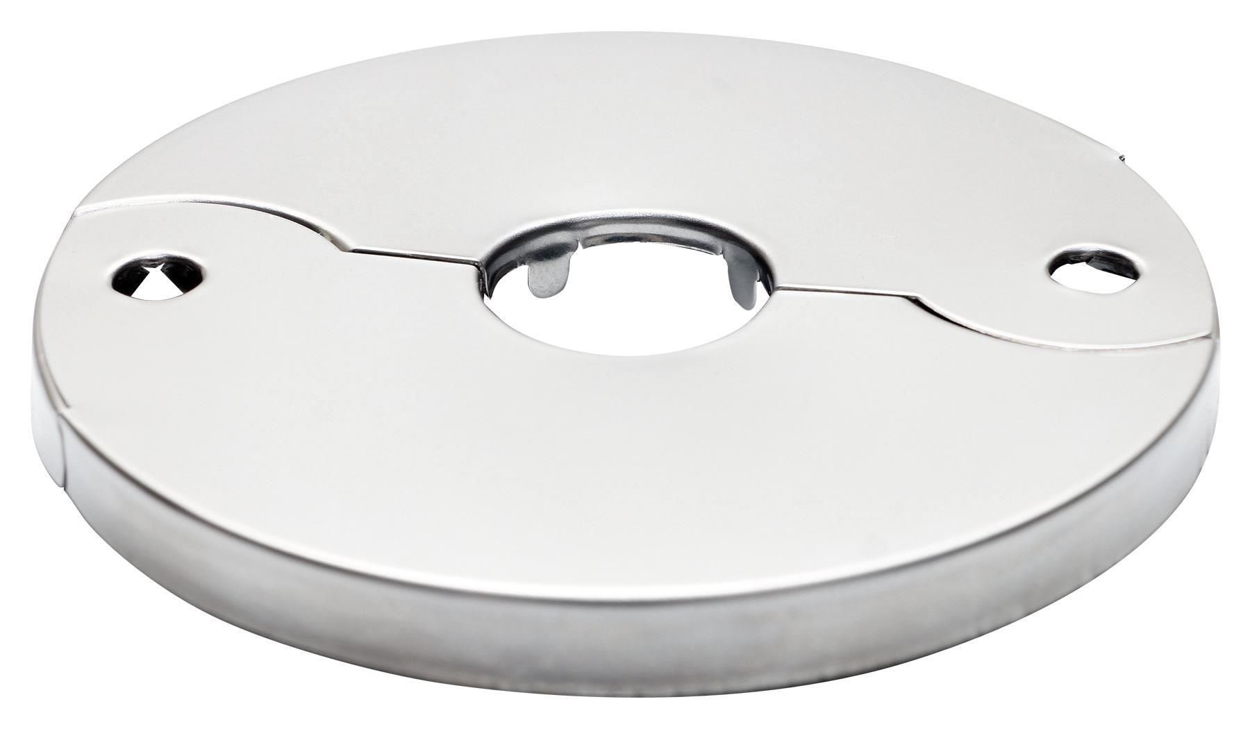 25mm Split Two-Piece Collar Chrome Plated Steel Valve Hole Cover Tap Rose